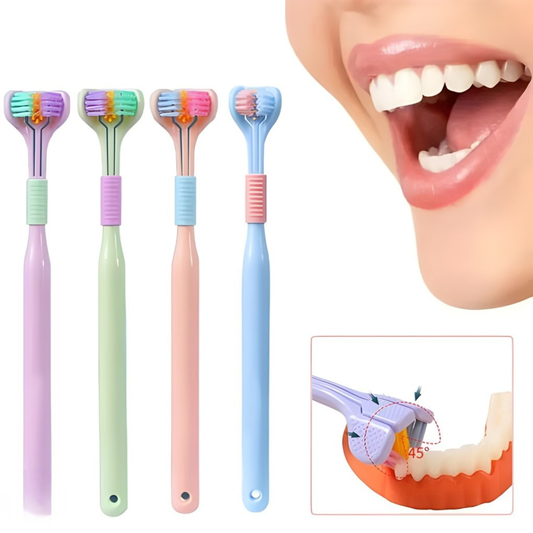 Three-Sided Toothbrush – 360° Deep Cleaning Tooth Brush
