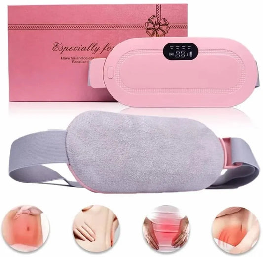 Period Cramp Relief Heating Pad Belt - Soothing Heat Therapy